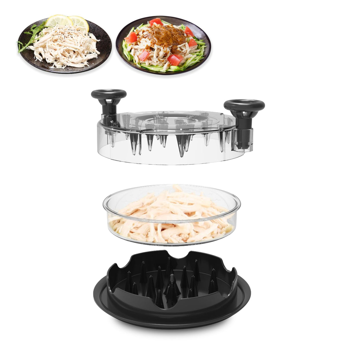 Dulzstud Chicken Shredder in action speeds weeknight meals.