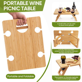 Dumbpec Bamboo surface functions as a chic charcuterie tray