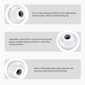 DUMEALAGR SP1419D 1-1/2 inch MIP thread connection for pool plumbing.