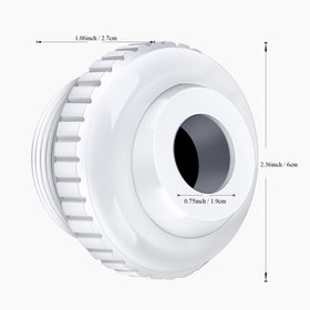 DUMEALAGR SP1419D spa and pool jet return fitting for versatile circulation.