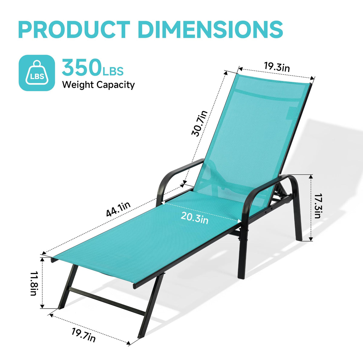 DUMOS ergonomic large-seat design enhances comfort outdoors