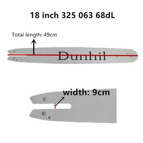 Dunhil 2-pack chainsaw chain with guide bar included for quick setup