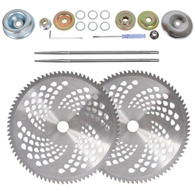 Dunhil 2-pack 10-inch 80T blades for powerful yard clearing