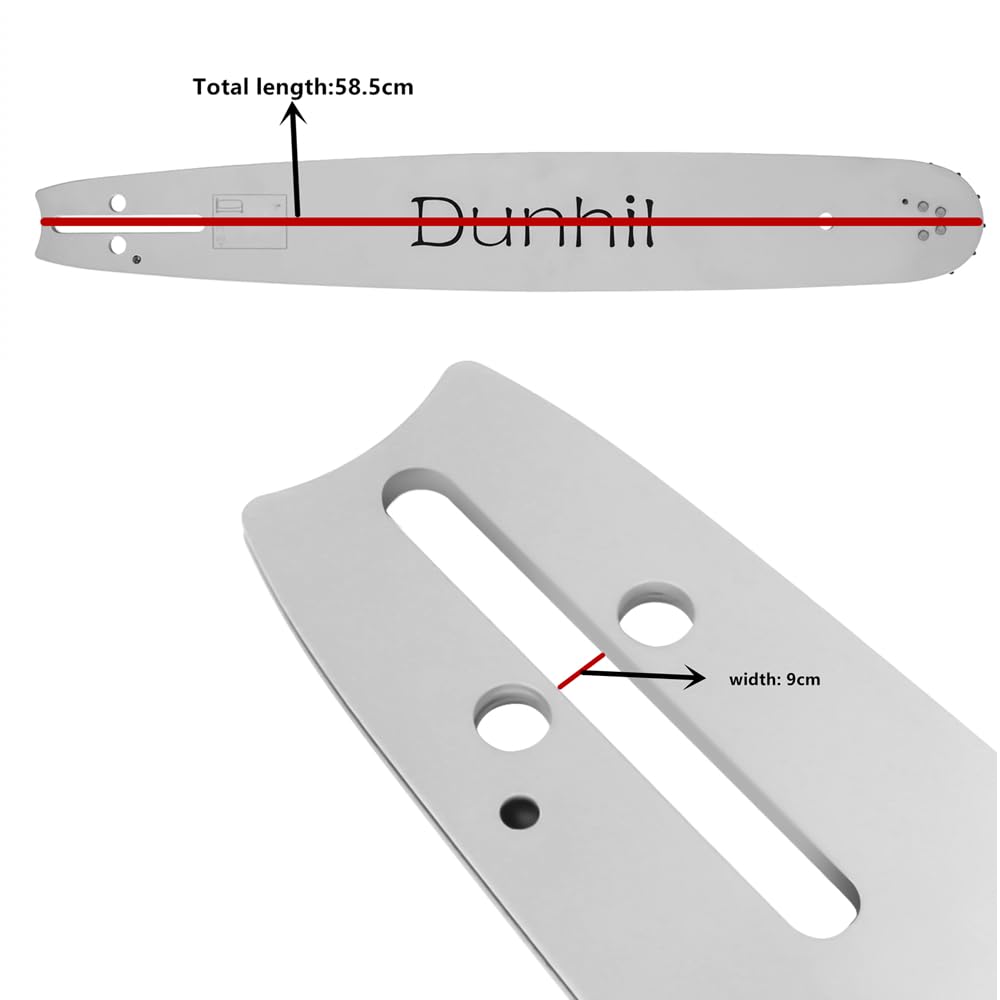 Dunhil guide bar included for quick setup