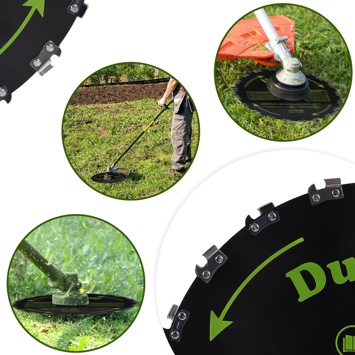 Dunhil washers included to ensure stable blade mounting