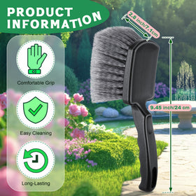 Dunkive bird bath cleaner with PVC bristles for tough dirt removal
