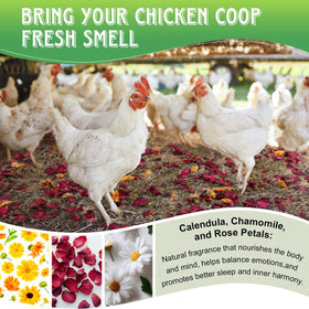 Dunkive chicken coop aromatics brighten the coop with natural fragrance.