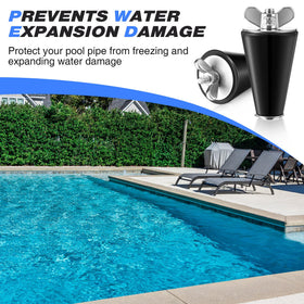 Dunkive easy-install winterizing plug ensures secure fixation during installation.