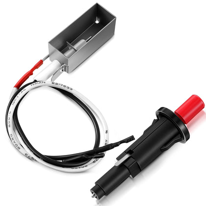 Dunkive push-button grill igniter for quick lighting on Weber models.