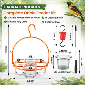 Dunkive Oriole Feeder showing built-in ant moat protection