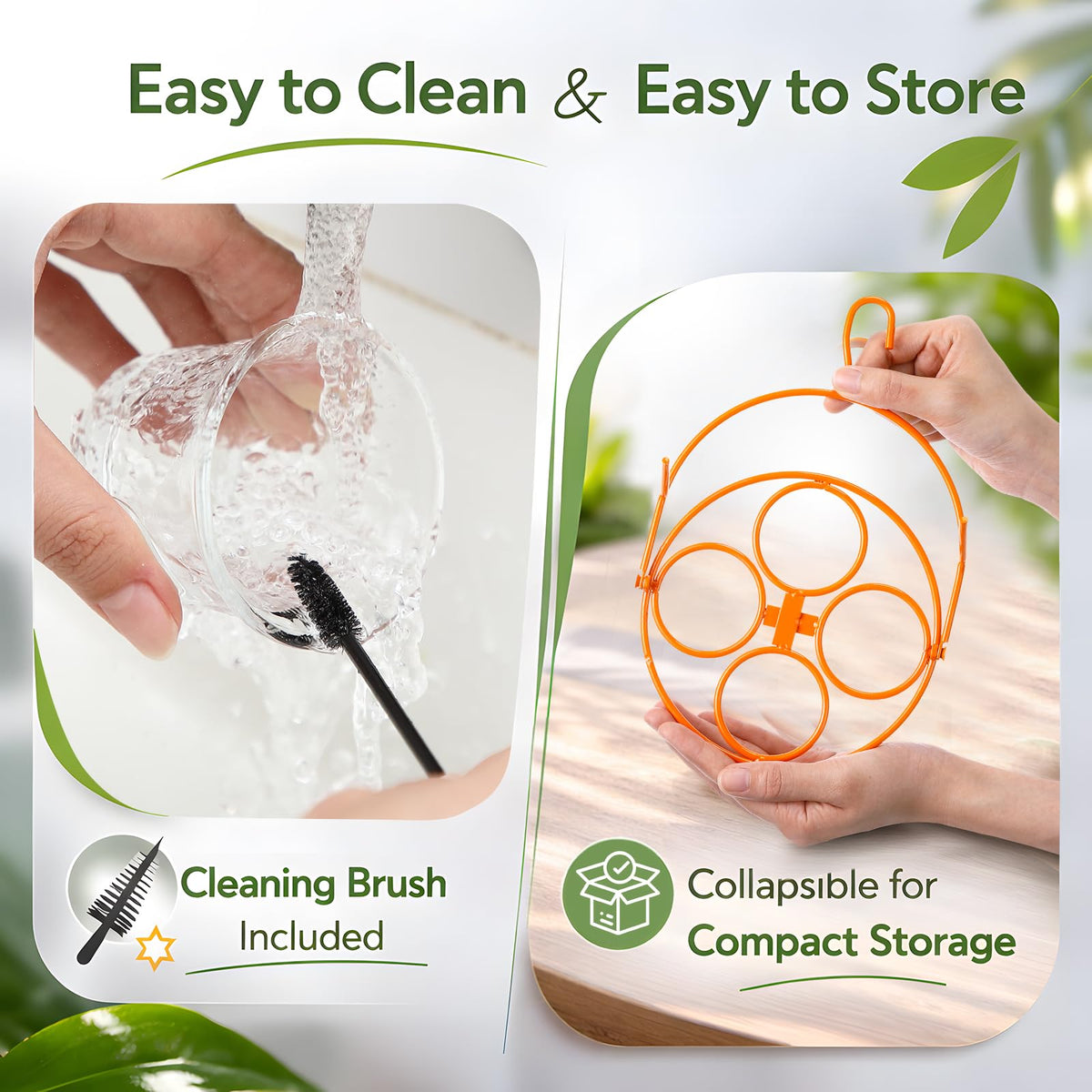Dunkive Oriole Feeder cleaning brush included for easy maintenance