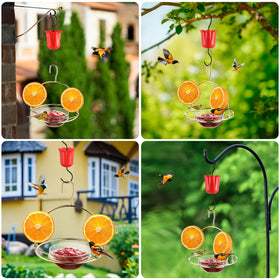 Dunkive oriole feeder foldable frame for compact storage after use.