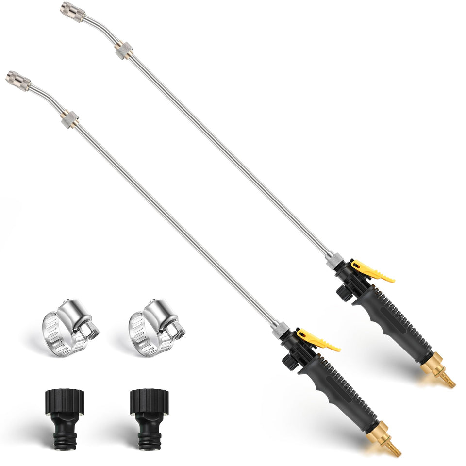 Dunkive 29 inch sprayer wand in stainless steel with adjustable reach for efficient watering