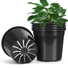 DUNPUTE 6-pack 3-gallon pot with 10.3 inch top for sturdy seed starting
