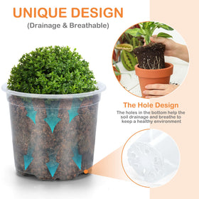 DUNPUTE indoor outdoor seedling pots ready for various growing setups
