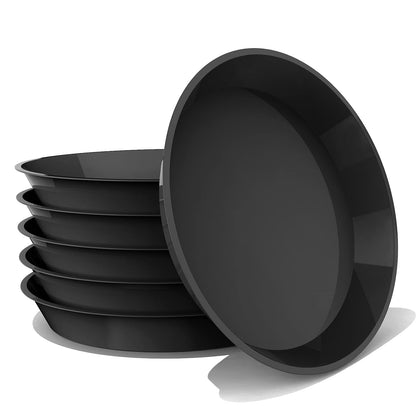 DUNPUTE 12-inch plant saucer top view protects floors from drainage