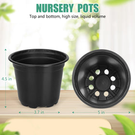 DUNPUTE reinforced plastic seed starter pot for durable reuse.