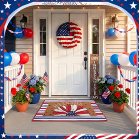 Dunzy commemorative 250th anniversary mat for seasonal outdoor use