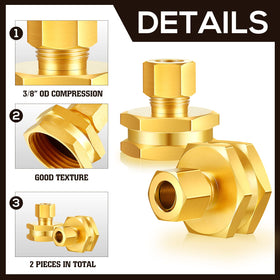 Dunzy swivel brass hose adapter demonstrating swivel feature for smooth water flow.