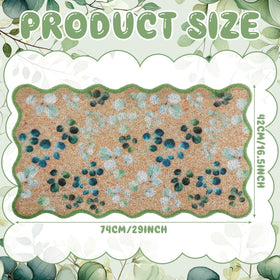 Dunzy welcome imitation coir doormat with textured surface for year-round use.