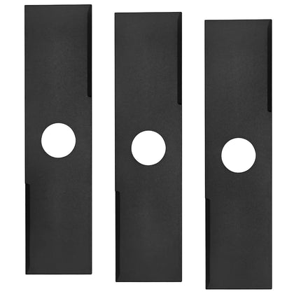 DuoMaDuoBB edger blades 3pc set in black coating for durable lawn edging