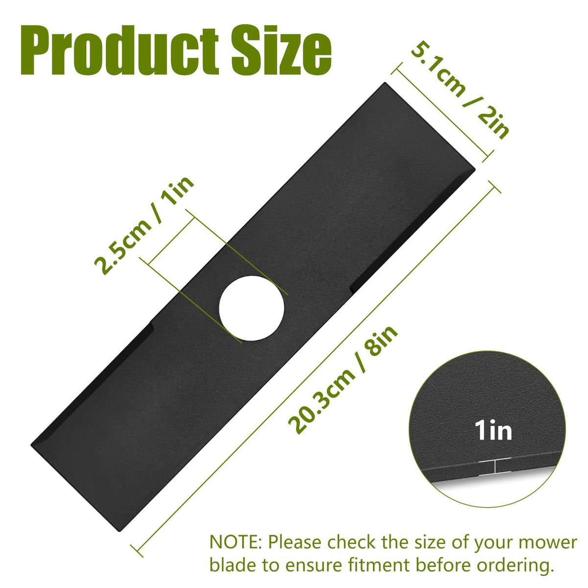 DuoMaDuoBB heavy-duty edger blades with reversible design for extended edging life