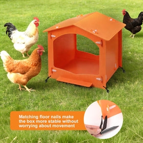 DUPPCOS nesting box packaged set ready for quick installation