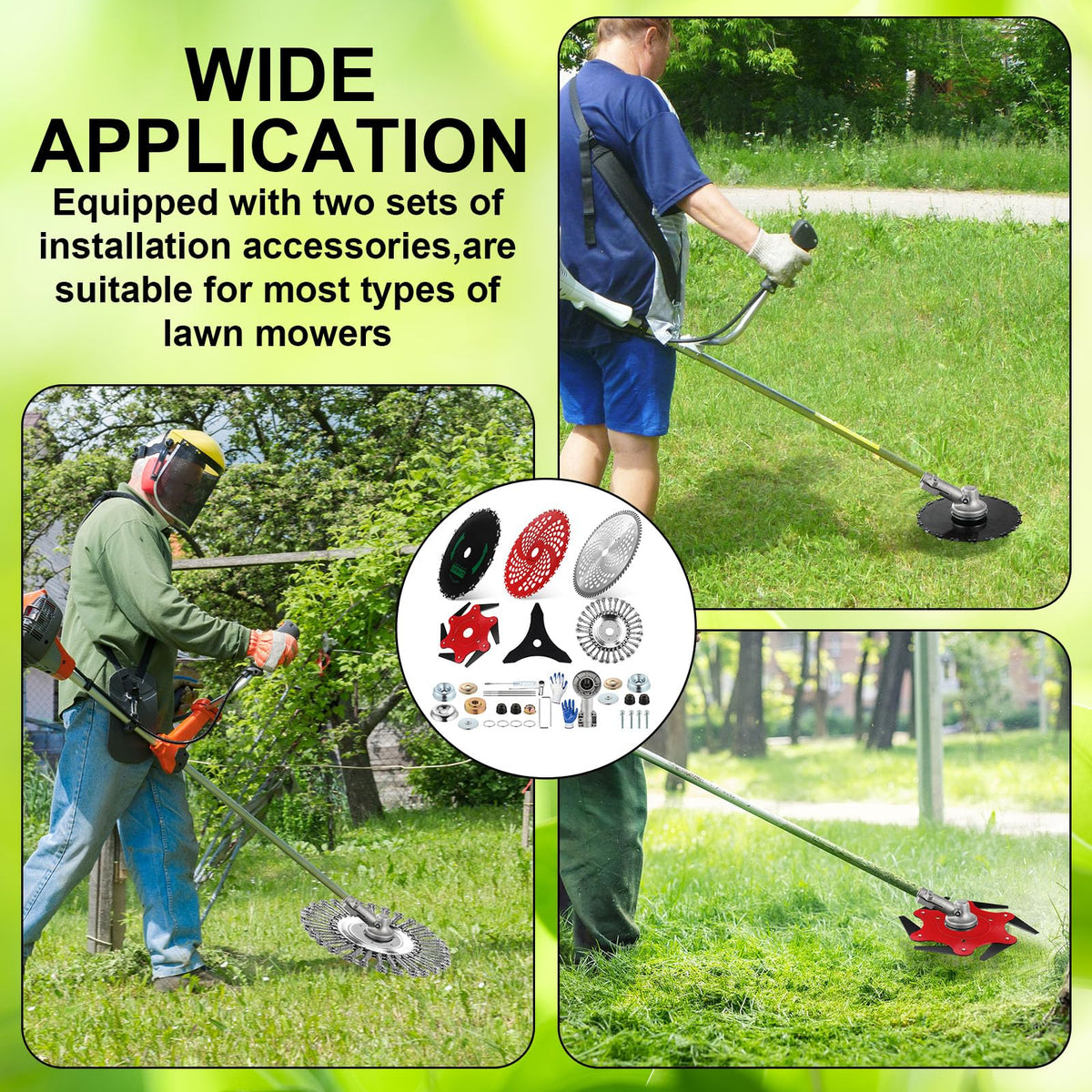 Duraaamo adapter kit for compatibility with multiple weed eaters