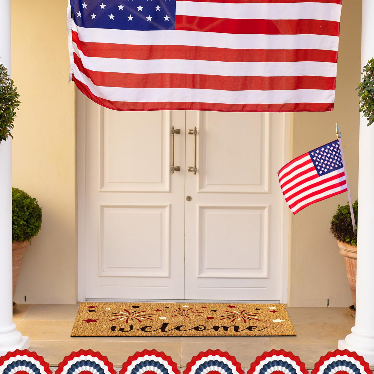 Duraaamo multi-use porch mat suitable for indoor or outdoor spaces
