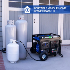 Heavy-duty metal frame of XP13000EH built to withstand storms and weather.