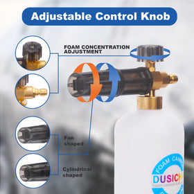 DUSICHIN 25-degree nozzle for balanced spray and safe cleaning