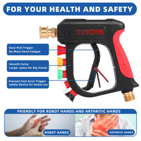 DUSICHIN quick-connect 1-4 inch enables fast setup and swaps.