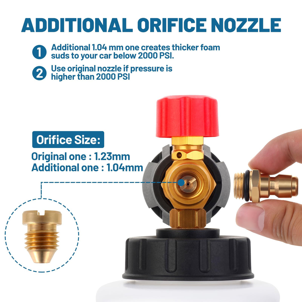 Dusichin wide neck design aids quick soap filling and reduces spills.