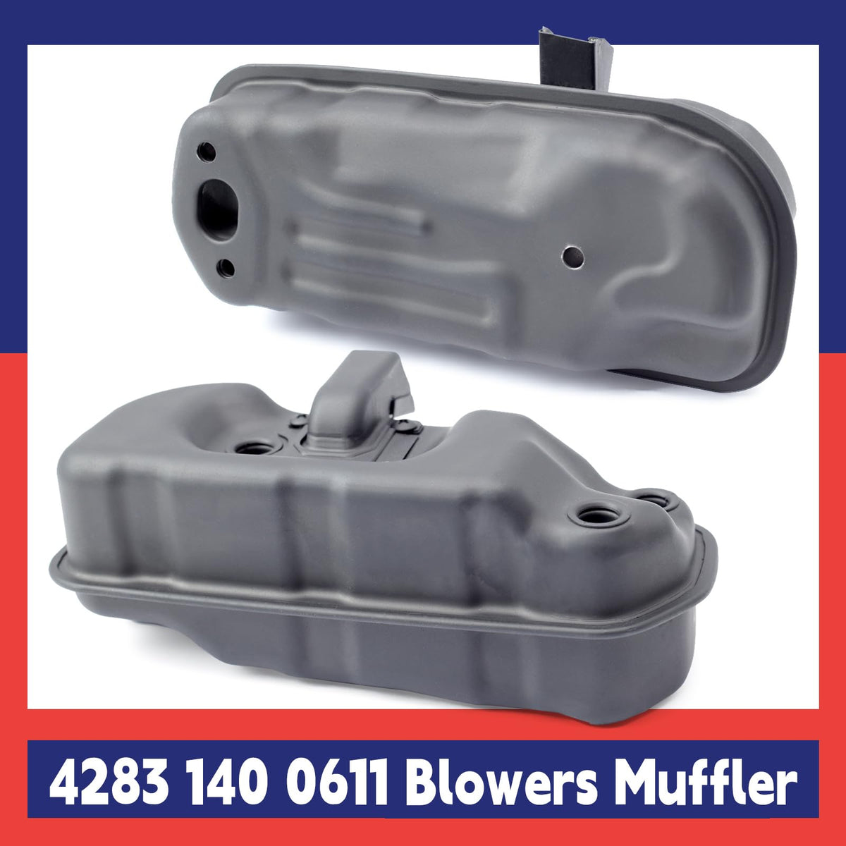 Dusledel muffler replacement for BR800C model with durable build