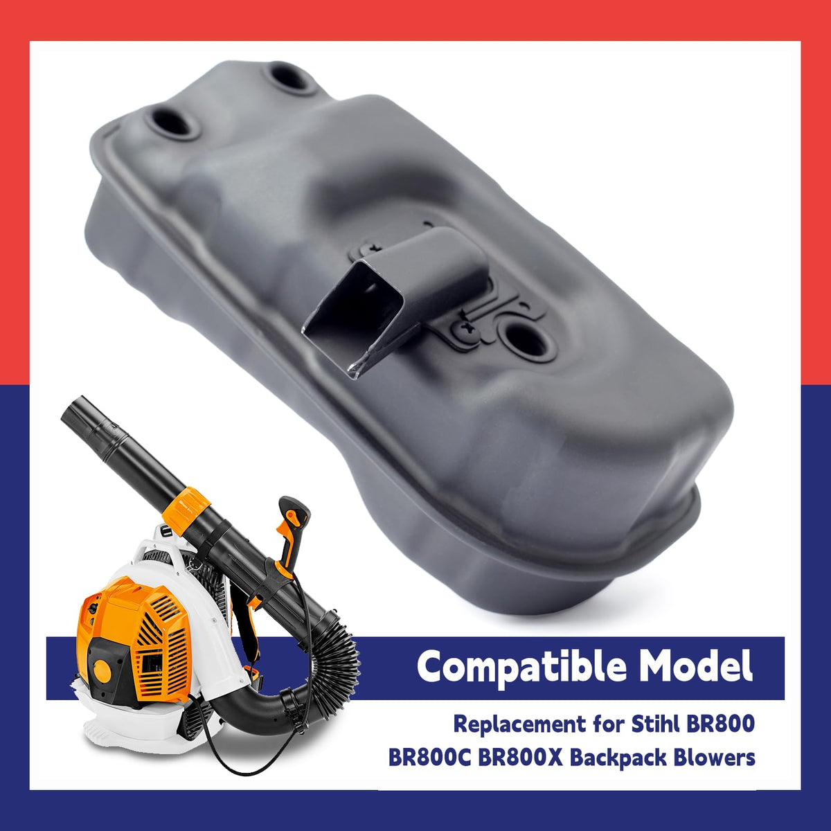 Dusledel muffler 4283-140-0611 for BR800X upgrade and fit