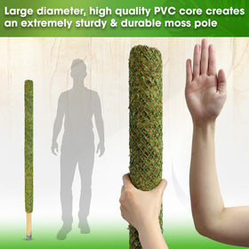 Duspro indoor outdoor use blends with foliage for natural aesthetic