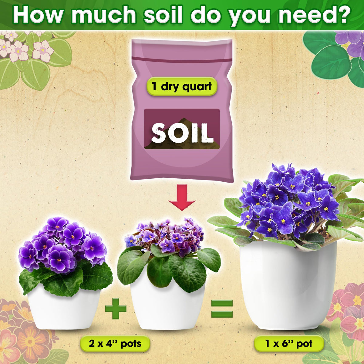 Duspro moisture-balanced mix supports proper watering without soggy roots.