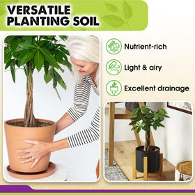 Duspro soil balances drainage and moisture to protect roots