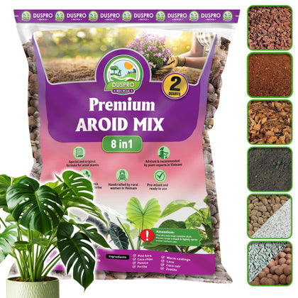 Duspro Recycle 8in1 aroid mix in bag ready for planting