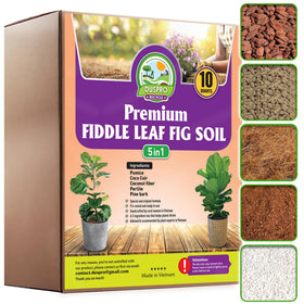 Duspro Recycle Fiddle Leaf Fig Soil Mix ready-to-use blend for indoor fig care.