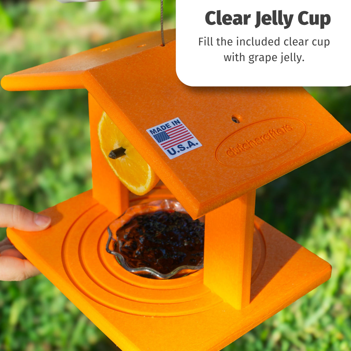 DutchCrafters American-made oriole feeder handcrafted quality
