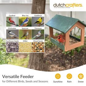 DutchCrafters recycled HDPE body resists weather for year‑round use
