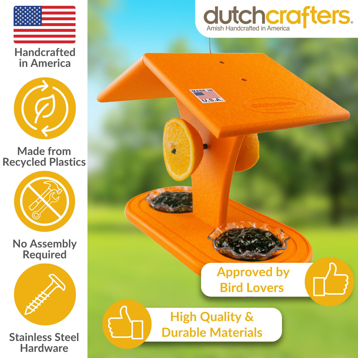 DutchCrafters fruit-slice-holders offer sliced fruit options.