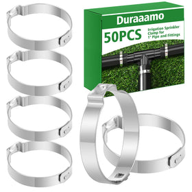 Duraaamo 1in hose clamp assembly secures irrigation pipes with leakproof performance.