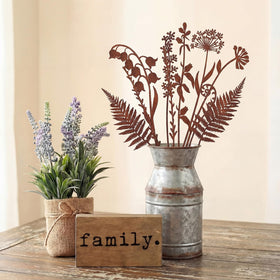 Duraaamo hand-rusted finish stake adds rustic beauty to outdoor spaces
