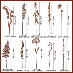 Duraaamo outdoor decor stake brightens patios and flower beds