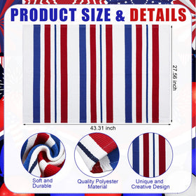 Duraaamo washable patriotic rug for easy cleanup after outdoor use.