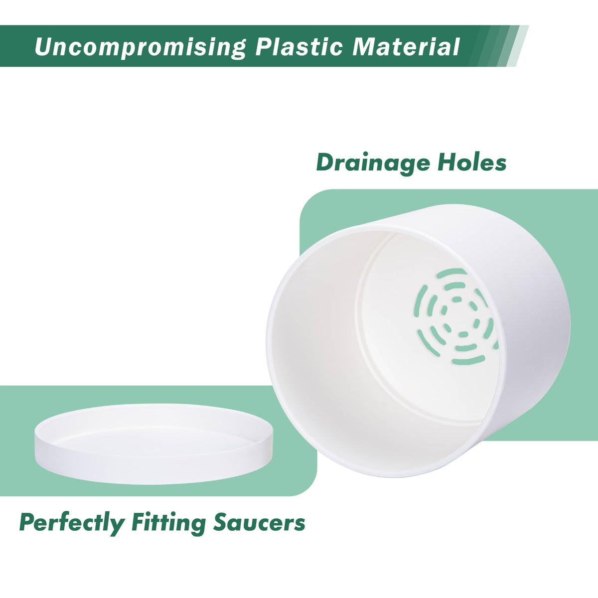 D'vine Dev planter with thick-walled construction for lasting durability.