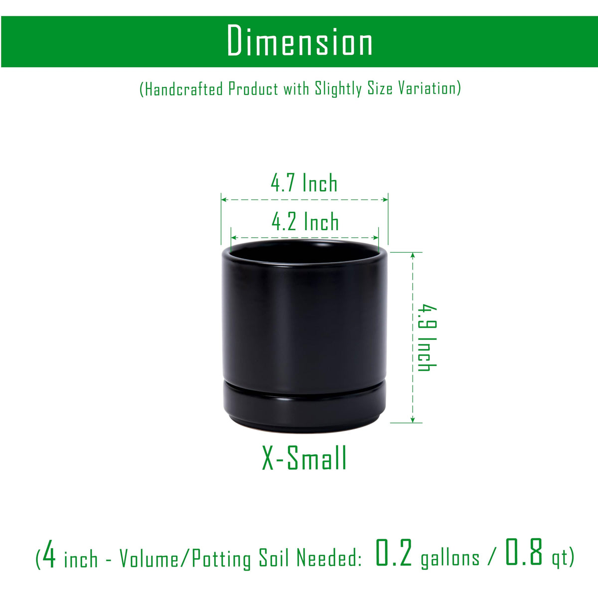 D'vine Dev ceramic saucer included keeps surfaces dry
