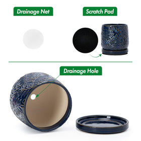 Dvine Dev drainage net and pad help prevent soil mess during watering.